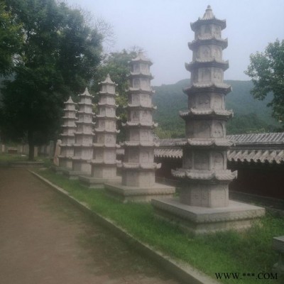 寺院石雕石塔 花岗岩石塔 石雕佛塔雕刻批发